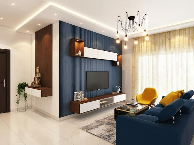 modern-blue-and-white-living-room-rental